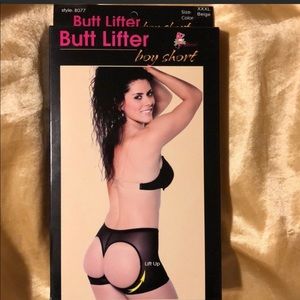 Butt Lifter Boy Short Beige XXXL